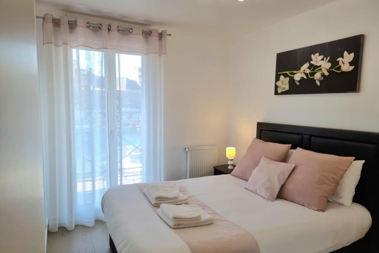 Chez Lou Et Dan 4P Apartment With Balcony Elevator And Secure Parking องเฟลอร์ ภายนอก รูปภาพ