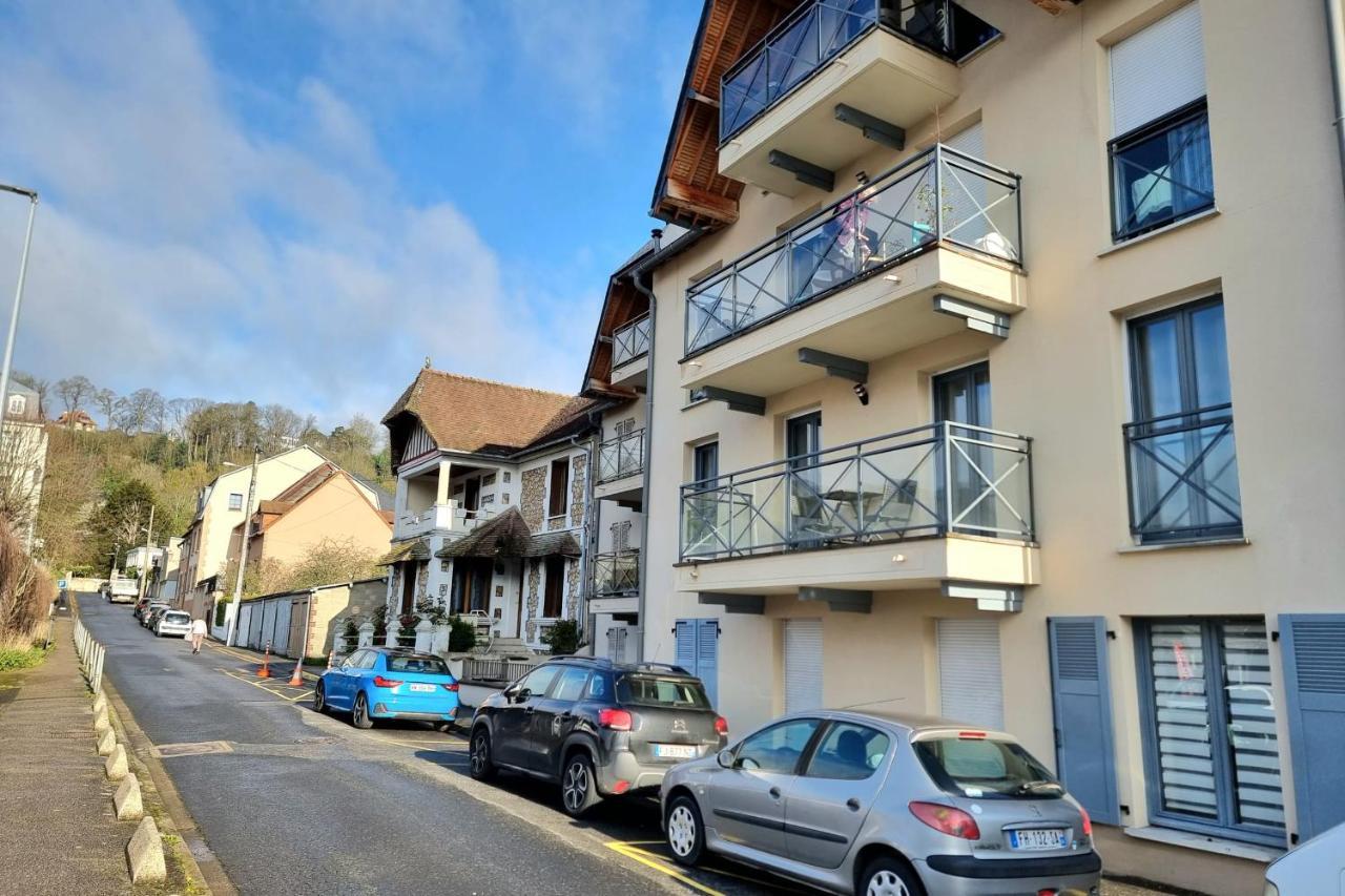 Chez Lou Et Dan 4P Apartment With Balcony Elevator And Secure Parking องเฟลอร์ ภายนอก รูปภาพ
